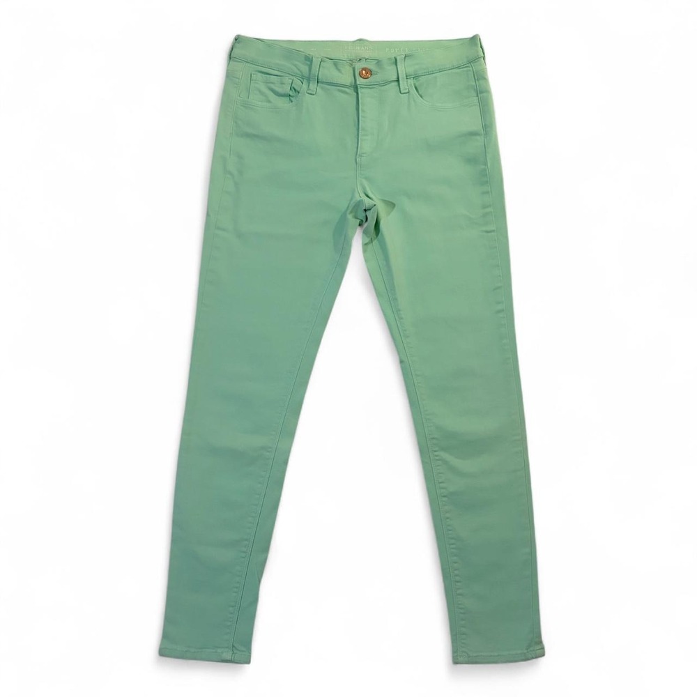 French Connection FC Jeans Power Skinny Green Denim Jeans Womens US 8 UK 12